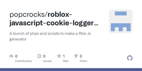 Fast and efficient <strong>Roblox cookie logger</strong> made in python best pythonawesome. . Roblox javascript cookie logger generator